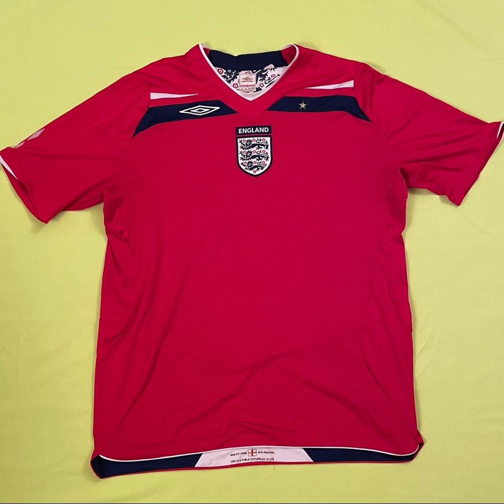 Men’s England 2008 Soccer Jersey